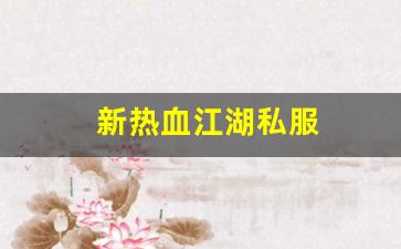 新热血江湖私服(新热血江湖m手游) (3