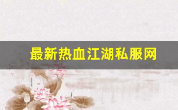 最新热血江湖私服网 (12)